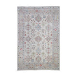 Vershon One-of-a-Kind Rectangle 6'0" X 9'0" New Age Area Rug in Beige
