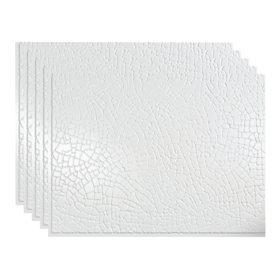 FASÄDE Safari Decorative Vinyl 18in x 24in Backsplash Panel (Set of 5) Fasade