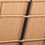 Banc de rangement extérieur en PE rotin 70Gal