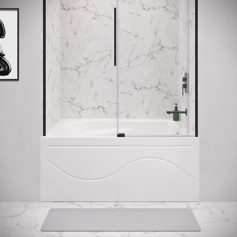 Ivy Alcove Bathtub with Apron, Right, 54" x 30"