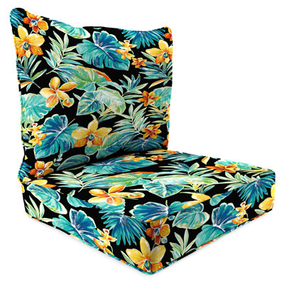 24" x 26.5" Outdoor Deep Seat Chair Cushion Set with Welt by Sand & Stable