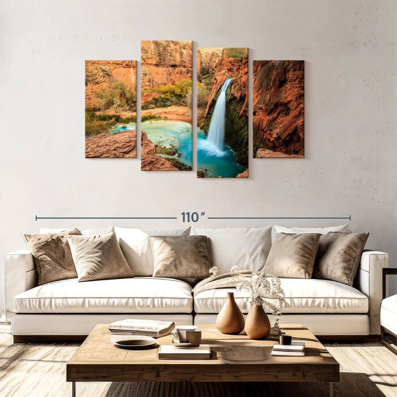 Alvord Picturesque Havasu Falls, 48" H x 75" W