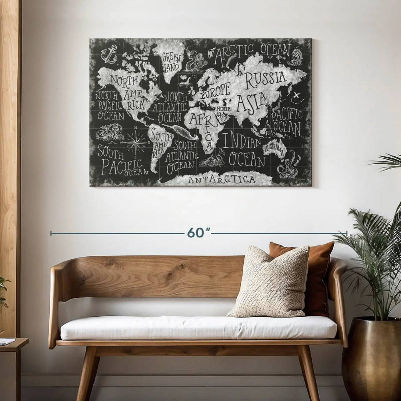 Keiri Mythical Map I, 30" H x 45" W