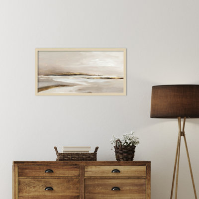Décoration murale Golden Prairie Landscape par Jacob q, neutre et minimaliste