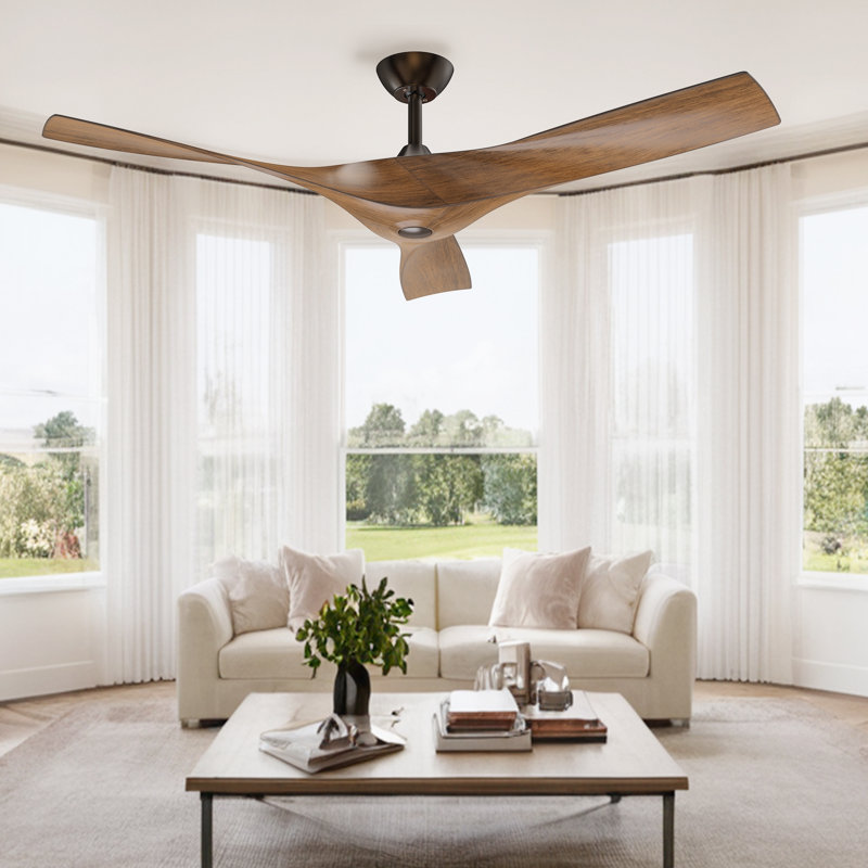 WindCraft 52" Indoor/Outdoor Oil Rubbed Bronze Ceiling Fan with Remote Control