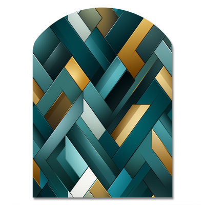Hinckley - Abstract Asymmetrical Metal Wall Art