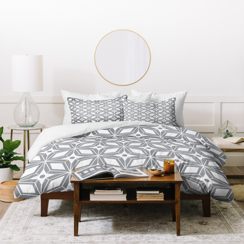 Housse de couette simple Heather Dutton Starbust, Housse de couette pour lit simple
