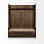 Mango Solid Wood Hall Tree with Bench and Shoe Storage
