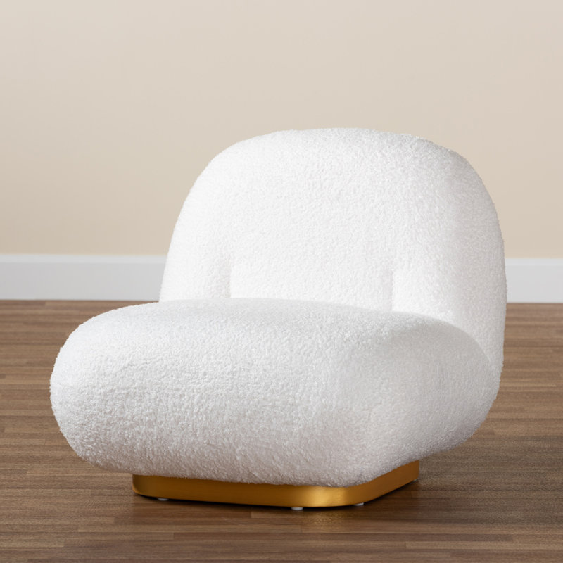 Upholstered Slipper Chair