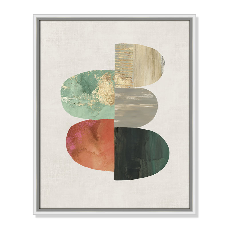 Westcreek Evolving Energy I - Painting Print, Picture Framed Canvas, 21.5" H x 17.5" W, Black