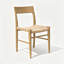 Ensemble de 2 chaises de salle à manger modernes en bois massif-215007491