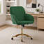 Chaise de bureau pivotante ergonomique réglable avec dossier et siège confortables, idéale pour une utilisation à domicile et au bureau