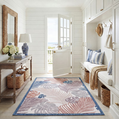 Tapis d'intérieur / extérieur à motif floral Hutter Performance