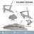 Wolak High Density Polyethylene Folding Adirondack Chair-982681698