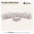 Burwell 144" W Chenille Upholstered 8-Person Sectional with Ottoman, Cloud Sectional Living Room Sets, Beige-1885952714