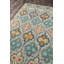 Tapis bleu / or / rouge en laine touffetée à la main Dalas-2034353298