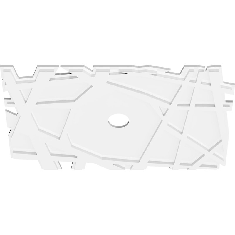 Diamètre intérieur 3 po Novo, H 21,375 po x l 32 po x P 1 po