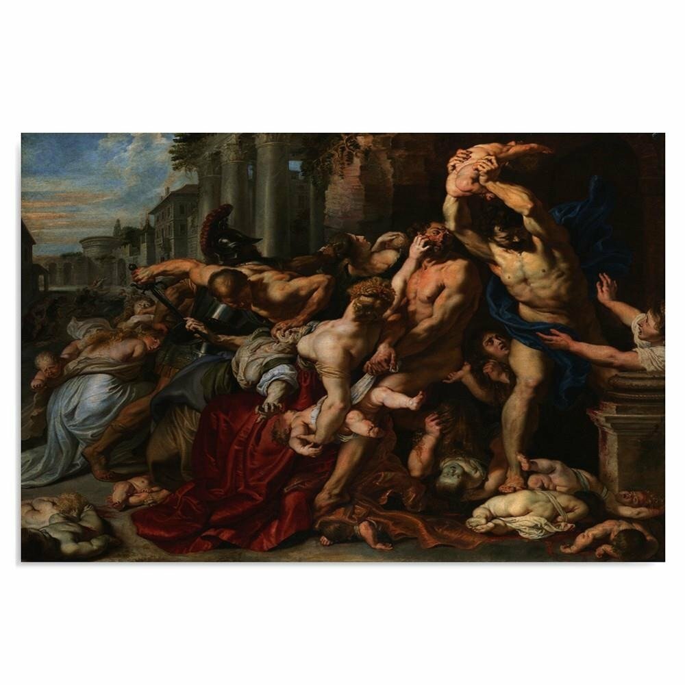 Leinwandbild Massaker an den Unschuldigen von Peter Paul Rubens