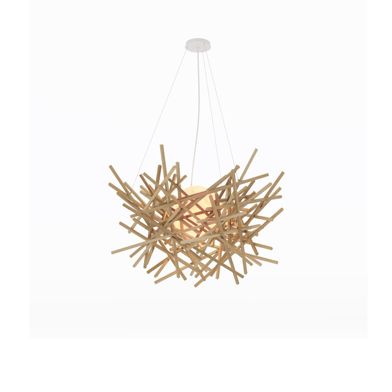 Cura 1 - Light Pendant, 3000K, White Oak