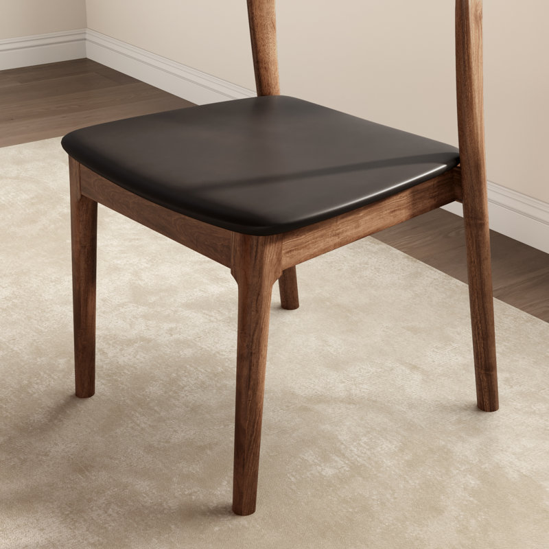 Ensemble de 4 chaises de table de salle à manger Otelia, 5 pièces: table, 4 chaises, H 29,52 po x L 47,24 po x l 47,24 po