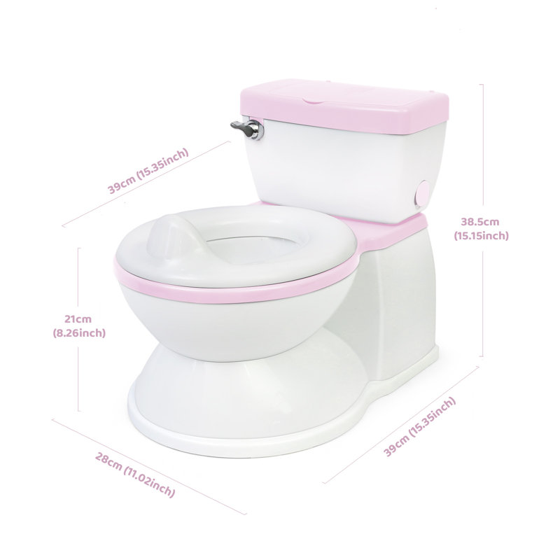 BAOKALER Potty Training Toilet for Kids, Pink, Pink/White