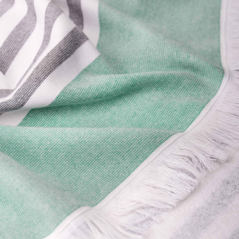 Très grande serviette 100% coton Dalaigh, Vert