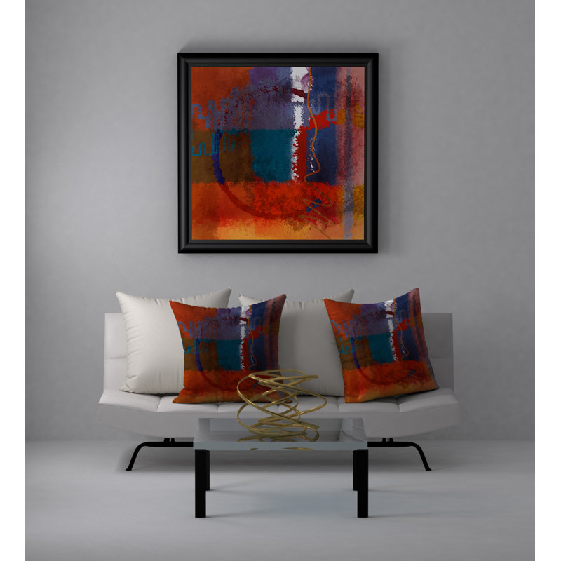 Housse de coussin carrée passionnée à gogo, 24 po x 24 po