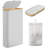 Slim Laundry Hamper With Lid, 63L Narrow Laundry Basket With Removable Bag,  Collapsible Dirty Clothes Basket, Thin Tall Storage Basket For Bathroom, Bedroom-1880041190