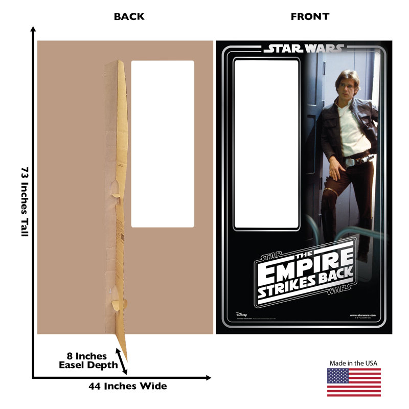 Life-Size Han Solo Cardboard Stand-Up from Star Wars