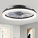 Demaury 20'' Flush Mount Dimmable Ceiling Fan with LED Lights