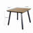 Outdoor Dining Table Collection with Umbrella Hole, All-Weather Foldable & Square Options-797619431-797619429