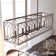 Chevron 6 Light Linear Rectangle Chandelier