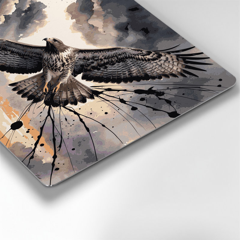 Art mural en métal Birds Zone, H 240 po x l 240 po x P 0,05 po