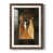 Papier, cadre noyer