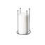 Iron Black Single Countertop Cup and Lid Organizer with Straight Posts