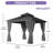 Balconera 10Ft. W X 10Ft. D Aluminum Patio Gazebo With Double Roof-109743555