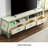 Round edge smooth coffee table