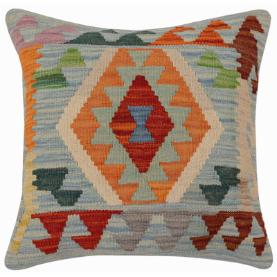 Tribal Kilim Pillow Geometric Throw Pillow