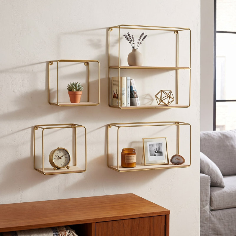 Anacletus 2 Piece Floating Shelf