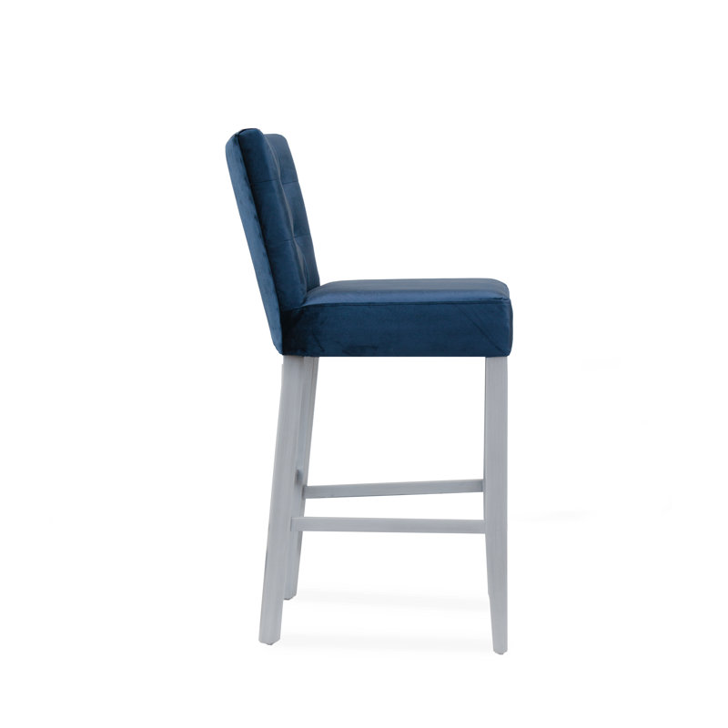 Tabouret de bar 30 po Crisler, Bleu, Gris