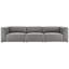 Canapé modulaire en cuir 3 pièces Mingle-266981504