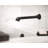 Moen Genta LX Single Handle Wall Mount Tub Filler High Flow Tub Faucet With 10" Spout Reach-74367471