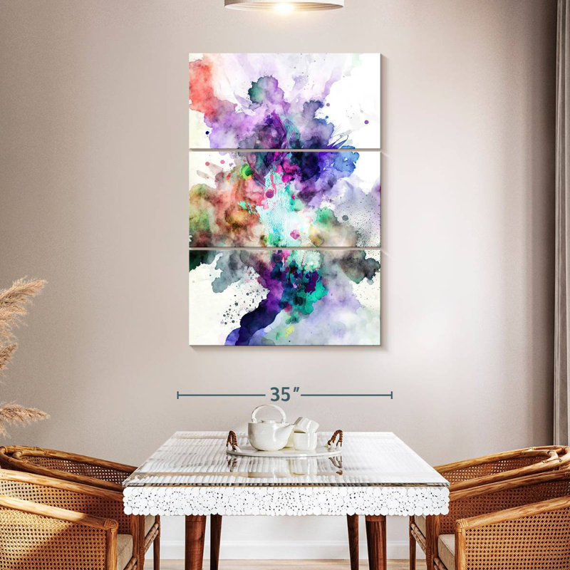 Avery Chromatic Symphony I, 65" H x 42" W