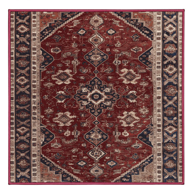 Tapis brun lavable à la machine