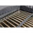 Twin Size, Gray Daybed, Trundle, Charging, Wood Frame, Velvet Fabric, Mid - Century, Back, Waved Arms Twin, Upholstered Velvet, Charging Design, Slats Support, Century