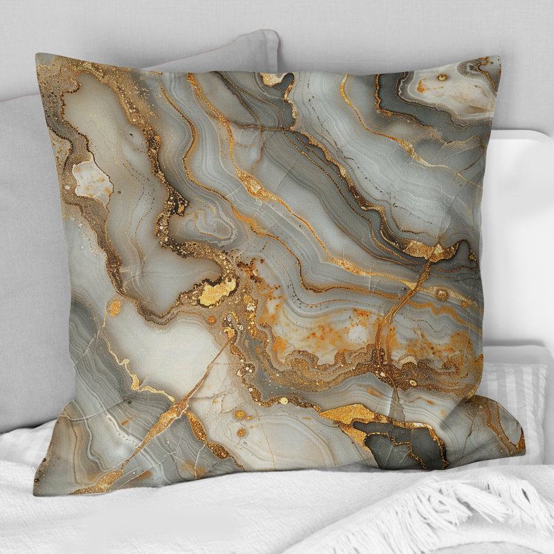 Coussin Marble, H 18 po x l 18 po