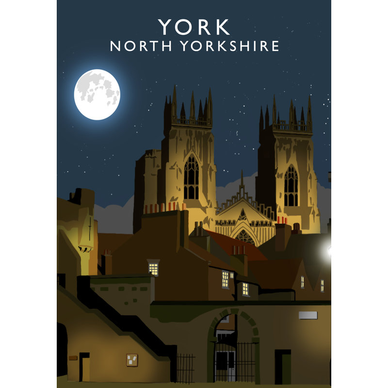 'York' by Richard O'Neil - Print, 40 cm H x 30 cm W x 1 cm D, No Frame