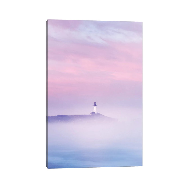 Lighthouse Sunrise by Dennis Frates - Print on Canvas, Wrapped Canvas, 30.48cm H x 20.32cm W x 1.91cm D