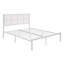 Lit plateforme en métal avec tête de lit imitation canne Sanibel, aucun sommier requis-979699179-979699174