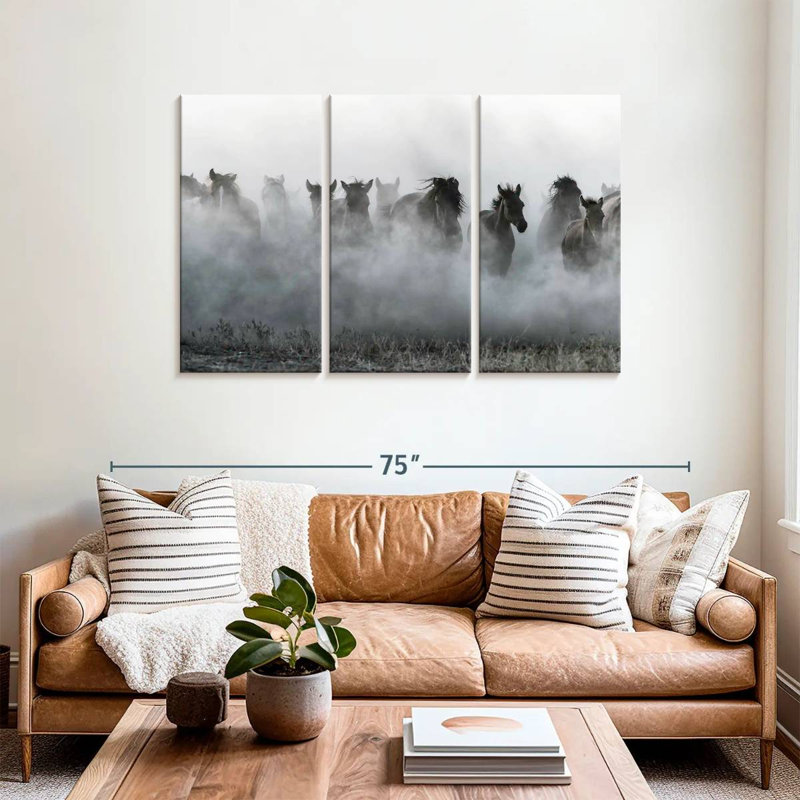 Brampt Turkish Horses, 36" H x 57" W